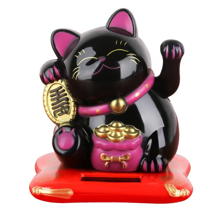 Link 6 Lucky Cat Waving By Solar Energy Light Energy